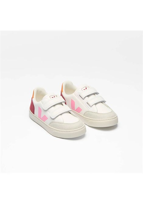 Sneakers con logo VEJA | XV0520979CWHITE MULTICOLOR MARSALA